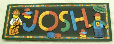 Building Block Large Dl Name : Josh by Margaret Scott