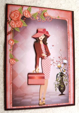 Fashionista! Lady in Red by Margaret Scott