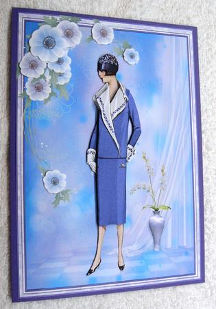 1920's Purple Beauty Fashion Show by Margaret Scott