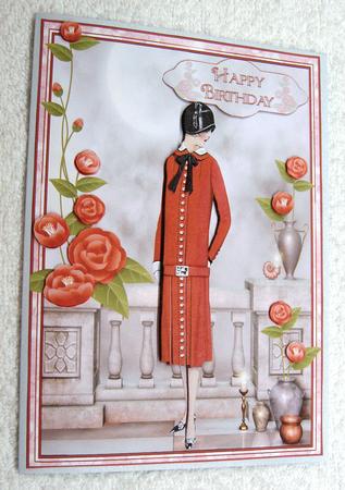 1920's Ruby Red Fashion Show by Margaret Scott