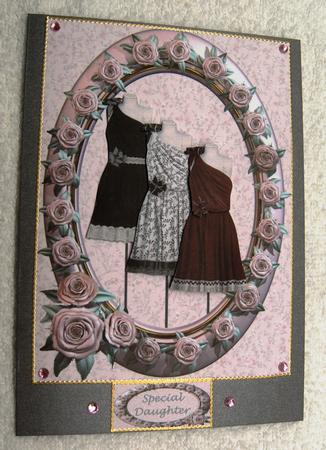 Vintage Bow Dress Trio - Happy Birthday Party Time with Love by Margaret Scott