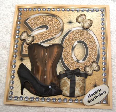 20th Female Themed Birthday / Anniversarymk by Margaret Scott