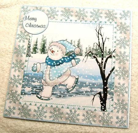 Snowman on Ice by Margaret Scott