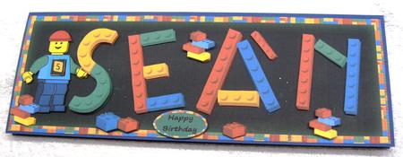 Building Block Large Dl Name :sean by Margaret Scott