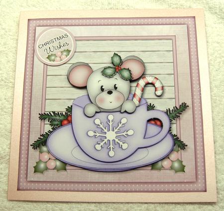 Christmas Cup Maisy Mini Kit by Margaret Scott