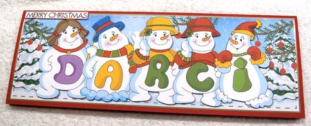 Snowmen Names Large Dl - Darci by Margaret Scott