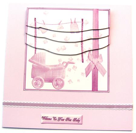 Baby Girl Welcome by Margaret Scott