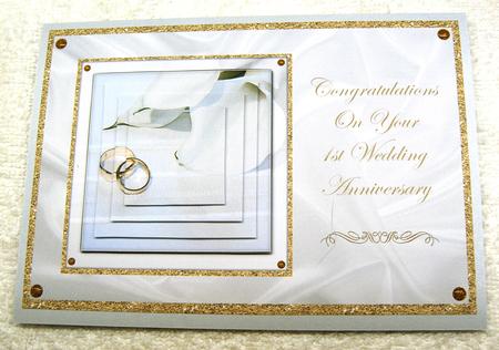 Wedding Rings & Lilies - 1st Anniversary by Margaret Scott