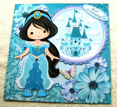 Beautiful Aqua Princess 8x8 Mini Kit by Margaret Scott