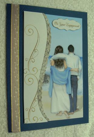 Engagement or Wedding Side Stacker by Margaret Scott