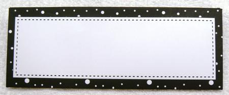 Mini Dl (80 x 215mm) Christmas Snow Envelope by Margaret Scott