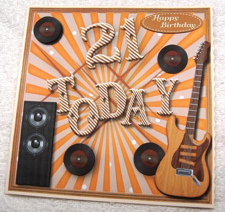 Happy 21st Birthday by Margaret Scott