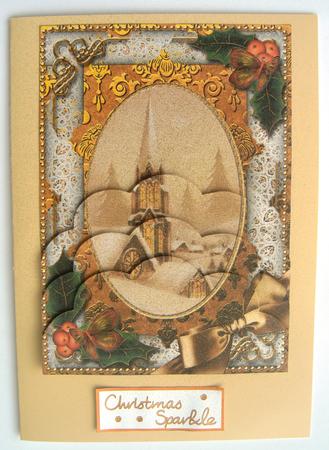 Steeple Holly Scallop Bottom 7x5inch Stacker by Margaret Scott