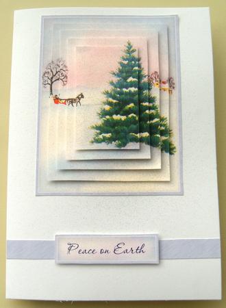Christmas Tranquility - Pyramid by Margaret Scott