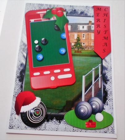 Christmas Bowls Phone by Margaret Skinner