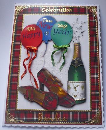 Tartan Party Shoes & Champagne - for New Year Featured Gallery Photo