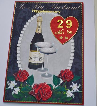 Happy Anniversary to My Husband by Margaret Skinner