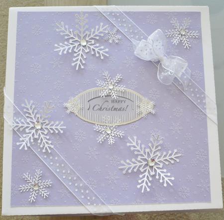 8 Inch square by half inch deep Card Box by Margaret Skinner