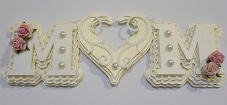 Scalloped Mothers Day Heart Card by Margaret Skinner