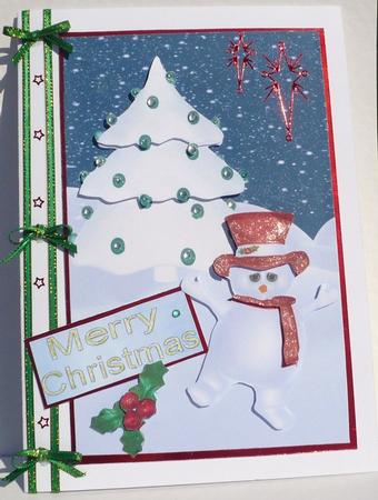 Dancing Snowman by Margaret Skinner