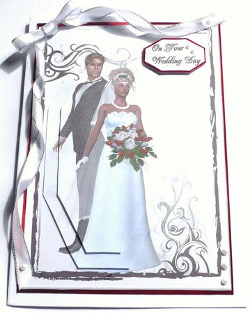 Bride and Groom Wedding Day by Margaret Skinner