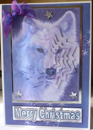 Snow Wolf! Star Pyramids by Margaret Skinner