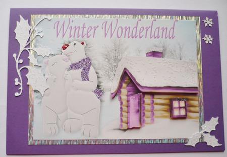 Give Me Some Cuddles Cute Polar Bears in the Snow by Margaret Skinner