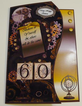 Steampunk 60th, 70th or General for 8x8 or A5 by Margaret Skinner