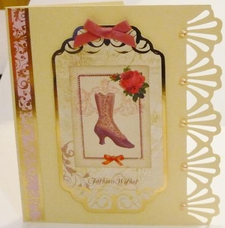 529 Two Fancy Edge Cards Multiple MACHINE Formats by Margaret Skinner