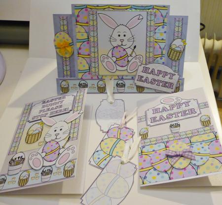 Easter Bunny Double Twist Easel Mini Kit by Margaret Skinner