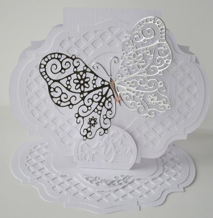 365 Lattice Layered Easel Card  by Margaret Skinner