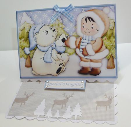 Polar Friends Topper and Decoupage by Margaret Skinner