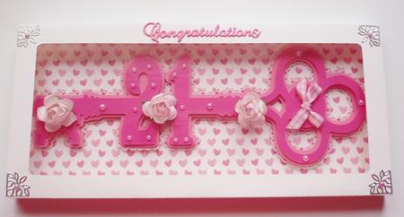 21st Key (female) With Presentation Box Layered Cutting File by Margaret Skinner