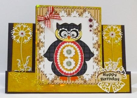 Cute Owl Topper 4 by Margaret Skinner