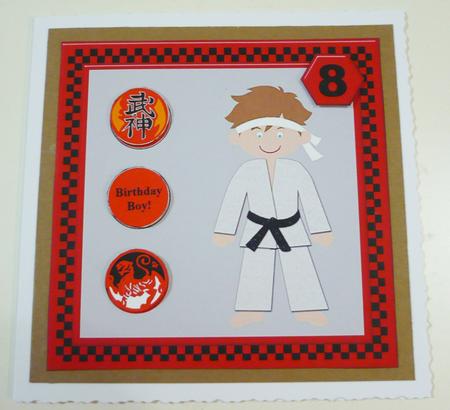 Karate Boy Mini Kit & Decoupage - Ages 4-9 by Margaret Skinner