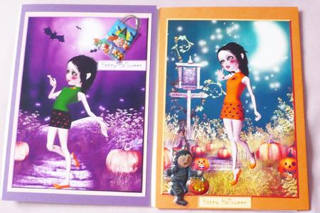 2 Halloween Toppers by Margaret Skinner