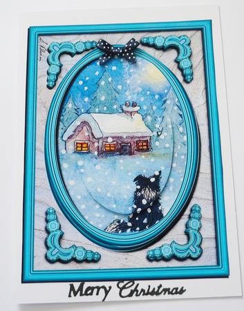 Home for Christmas - from the 'snow Series' by Margaret Skinner