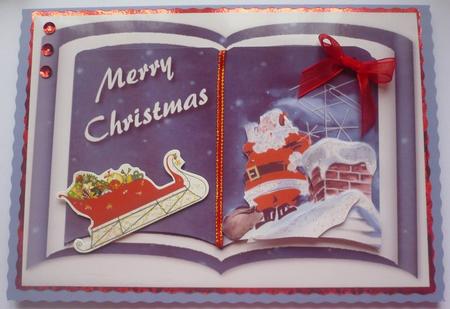 Santa Book-style Sheet by Margaret Skinner
