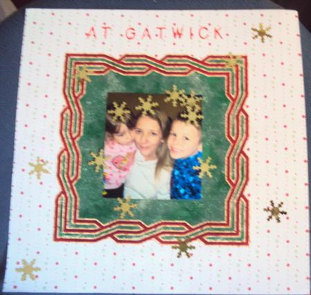8x8 Large Twisted Frame Card Base/ Front by Margaret Swaby
