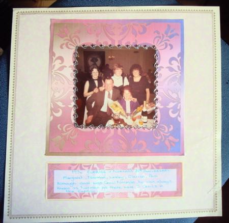 Etched Glass Card Front & Text Plate - Pattern Set E (2) by Margaret Swaby