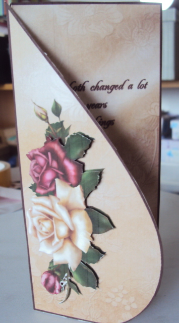 Roses Teardrop Birthday by Margaret Swaby