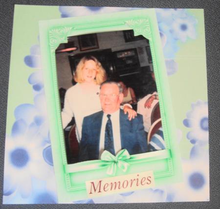 Beautiful Frames Teal and Pale Green by Margaret Swaby