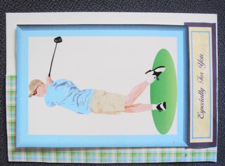 Golfer by Margaret Swaby