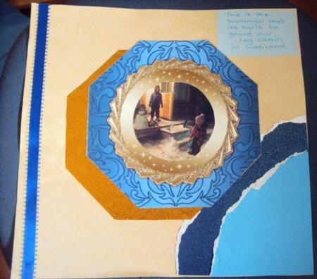 Octagon Shaped Blank Christmas Topper with Stars/snowflakes9 by Margaret Swaby