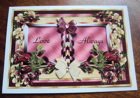 Beautiful Floral Frame by Margaret Swaby
