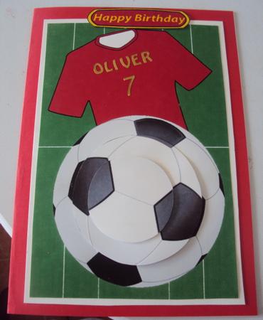 Football Fan in Red 2 by Margaret Swaby