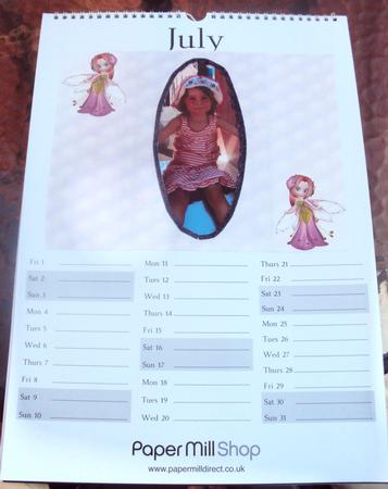 Flower Fae Fuschia Gatefold Insert by Margaret Swaby