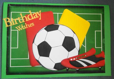 Football & Football Boots A4 by Margaret Swaby