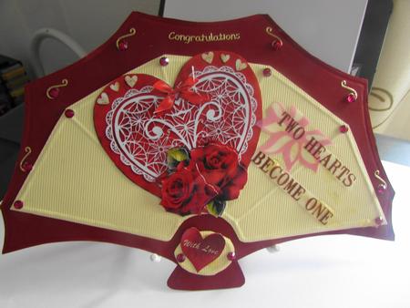 Valentine Heart with Roses by Margaret Swaby