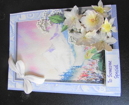 Beautiful Alpine Meadow and White Flowers  by Margaret Swaby
